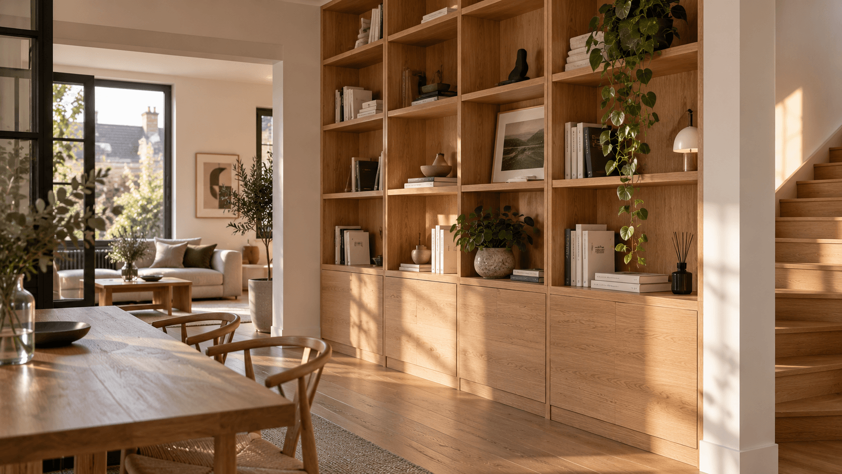 Aménagement intérieur en bois sur mesure