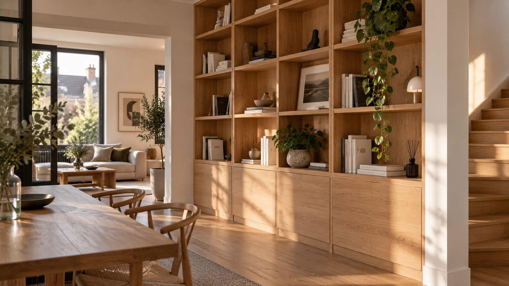 Aménagement intérieur en bois sur mesure